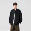 Chamarra Camisa de Manga Larga Bordada de la NASA para Hombre Verano 2025 Nueva Atractiva de Alta Gama Casual Camisas de Primavera y Otoño para Niños