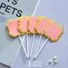 Uma Variedade de Decorações de Bolo Que Podem Escrever Bênçãos, Toppers de Bolo de Feliz Aniversário, Arranjos de Sobremesas para Festa e Bandeirinhas