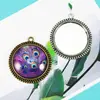 Acessórios para joias atacado NIANXING Porta Pedra do Tempo haste 38mm ponto 30mm borda base liga metálica pendurado