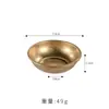 Plato para Salsa Retro de Acero Inoxidable 304, Plato Redondo Antiguo para Condimentos, Taza para Salsa de Tomate, Plato para Salsa de Soja