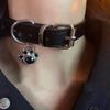 Collar de campana diseño de nicho correa para el cuello de mujer cadena para perro collar sexy para mujer gargantilla collar de cadena para clavícula 2024