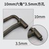 Llave de extracción de alambre de gong de válvula, llave de tornillo de válvula, herramienta de ajuste de tornillo de válvula de motocicleta, desmontaje y montaje