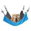 Suministros para mascotas, hamaca para gatos, cama colgante para gatos, hamaca para gatos estilo japonés, cama doble para mascotas de camping montada en coche para gatos y perros
