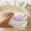 Lençóis de Veludo Leite Grau A para Maternidade e Bebê, Protetor de Colchão Bordado de Toalha Quente Antiestático, Cobertura de Cama Espessa de Veludo de Inverno