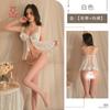 Meili Kou lingerie sexy sexy profunda V renda sedução suspensórios cama paixão perspectiva camisola conjunto feminino 1965