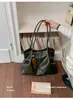 Bolso retro de alta gama para mujer, tendencia otoño/invierno 2026, bolso de hombro versátil con tacto lujoso, bolso tote de gran capacidad