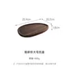 Bandeja Creativa de Madera de Acacia Bandeja de Almacenamiento de Madera para la Entrada del Hogar Plato Asimétrico Decoración Plato para Frutas y Snacks