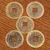 Monedas de los Cinco Emperadores de Latón: Monedas Kangxi, Jiaqing, Yongzheng, Shunzhi, Qianlong Tongbao, Artículos Pequeños de Cobre, Monedas de Umbral, Artículos Metálicos