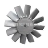 Recomendado por clientes de la tienda de 11 años, las aspas del ventilador de aleación de aluminio son ajustables con 14 aspas grandes para un flujo de aire potente