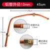 Accesorios para compresor de aire pequeño bomba de aire silenciosa válvula unidireccional codo tubo de conexión presostato tubo de conexión de aluminio tubo de conexión de cobre