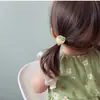 Cuerda para el Cabello de Tela Estilo Coreano Fresa, Simple y Dulce, Goma Elástica a Cuadros para Doble Cola de Caballo No Daña el Cabello, Accesorios para el Cabello de Frutas para Bebés y Mujeres