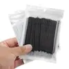 Palo de limpieza con cabeza larga para injerto de pestañas hisopo de algodón pequeño nano hisopo de algodón para eliminación de pestañas palo de limpieza con cabeza larga para pestañas hisopo de algodón negro con cabeza larga para pestañas