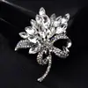 Broche de Cristal Elegante de Alta Qualidade Feminino Luxuoso Celebridade Elegante Versátil Strass Lapela de Terno Broche Criativo para Roupas
