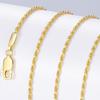 Cadena de Cuerda de Hueso de Serpiente Transfronteriza Europea y Americana Collar Italiano Brillante y Duradero Cadena para Mujer Accesorios de Fiesta Simples y a la Moda