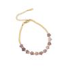 [Ice Meng] Diseño Original Piedra Natural Pulsera Estrella Hecha a Mano Cuentas Chapado 18K Pulsera B551