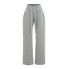 Pantalones Casuales Holgados Retro Americanos con Cordón Pantalones Largos 2025 Verano Nuevo Versátiles Adelgazantes Rectos Hasta el Piso Pantalones de Pierna Ancha