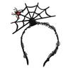 Faixa de Cabeça de Halloween Decoração de Festa Faixa de Cabeça com Teia de Aranha Adereço de Atmosfera Grampo de Cabelo Adereço de Foto para Celebridade da Internet Acessório de Cabelo Transfronteiriço Peculiar