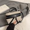 Primavera y Verano Nuevo Bolso de Mujer 2025 Popular Lona Portátil Duro Casual Viajero Pequeño Bolso Cuadrado Hombro Cruzado Cubo