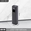 Cubo de basura de hotel vestíbulo vertical acero inoxidable con cenicero columna de cenizas centro comercial pasillo pasillo comercial exterior