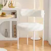 Banqueta de Maquiagem, Cadeira de Jantar para Casa, Cadeira de Mesa de Maquiagem Minimalista Moderna, Cadeira para Quarto de Meninas com Encosto, Banqueta de Maquiagem Nórdica, Luxo Leve