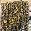 Pedra Natural Cristal Assimétrico Cascalho Contas Soltas Ametista Turquesa Pedra Olho de Tigre Contas de 5-8mm Acessórios para Joias DIY