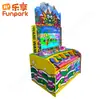 Juego de arcade de dos jugadores tipo "golpea al topo" con temática de cocodrilo, operado por monedas, para interacción padre-hijo, juguete educativo para niños, fabricante de máquinas de diversión a gran escala