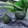 Leia Caneca de Chá da Fornalha Ge Ruidechua Pode Levantar Peças Caneca Aberta Celadon Caneca para Beber Água Rachadura de Gelo Cerâmica Chá Caneca Única para Mestre