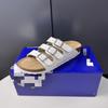 Zapatos y Pantuflas Birkenstock Originales Personalizables Versátiles para Hombres y Mujeres, Ropa Exterior Casual Pantuflas Ken de Suela Blanda y Plana