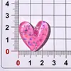 Accesorios de Resina con Forma de Corazón de Lentejuelas para Manualidades Pinzas para el Cabello y Tocados Infantiles Materiales Hechos a Mano Pegamento Cremoso Accesorios para Fundas de Teléfono
