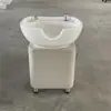 Cama Vertical para Lavar Cabello para Salones de Belleza, Lavabo Sentado, Fregadero de Agua, Lavabo de Agua, Base de Pedestal, Lavabo de Agua para Centro de Cuidado del Cabello