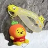 Figuritas de llavero de goma blanda de anime de dibujos animados, colgantes para mochila, accesorios para bolsos, pequeños adornos, al por mayor en stock para tiendas