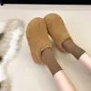 Novedad 2026 Zapatos Perezosos de Felpa Peluda sin Cordones para Mujer, Zapatos de Algodón Peludo Cálidos con Forro de Forro Polar para Invierno, Suela Gruesa