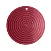 Alfombrilla de Silicona Grande para Vajilla Posavasos Alfombrilla para Tazón Alfombrilla para Mesa de Comedor Alfombrilla para Platos Posavasos Alfombrilla Aislante Alfombrilla para Platos Posavasos Alfombrilla de Mesa Tazón 18cm