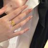 Anillo de Flor Rosa Estilo Coreano Nuevo Anillo de Moda de Lujo Ligero de Alta Gama para Mujer