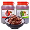 Cubo de plástico recto redondo portátil 2 kg 3 kg 4 litros 6 L 10 L para almacenamiento de alimentos, salsa de frijol fermentado, salsa de ostras