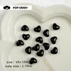 Corazón de Color Sólido Sin Decoloración Corazón de Melocotón Acrílico Pulsera Gordita con Cuentas DIY Hecho a Mano Cadena para Teléfono Móvil Accesorios Material