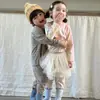 Conjunto de Ropa Térmica de Algodón Puro Otoño e Invierno para Niños Beixinan Tipo 220Ga Pijamas Separados Cálidos Conjunto de Bebé