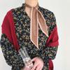 Disfruta del Amor Estilo Francés Cinta Sencilla Estilo de Moda Bufanda Delgada Estrecha Larga Combinación Primavera y Otoño Bufanda de Seda