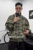 Versátil chaqueta deportiva de camuflaje para exteriores de secado rápido para el verano para hombre, elegante chaqueta cortavientos con cuello alto