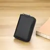Portatarjetas Plegable de Color Sólido de Alto Valor, Portatarjetas Compacto para Hombre, Billetera para Monedas y Organizador de Documentos Integrado, de Venta Caliente Transfronteriza