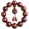 Pulsera de sándalo rojo lobular africano de madera maciza natural 2.0 cuentas de sándalo rojo sangre de Zambia 108 joya de mano para pareja de hombres y mujeres