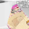 Nuevo Modelo Bloc de Notas con Clipboard A5, No Adhesivo, Diseño de Dibujos Animados, Alto Atractivo Estético, Clipboard para Estudiantes, Bloc de Notas Desprendible