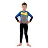 Haiseng Fabricante Atacado Roupa de Banho Infantil Peça Única Roupa de Neoprene Térmica para Crianças Médias e Grandes Roupa de Banho com Bloqueio de Cores Medusa para Prevenir o Frio