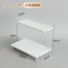 Estante de Almacenamiento de Escritorio Acrílico Estante de Almacenamiento de Cosméticos para Tocador Gabinete de Exhibición para Taza de Agua Doméstica, Taza de Té, Taza de Café