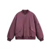 Casaco Acolchoado de Algodão Estilo Piloto Retrô Americano da Marca Rumenchao para Homens no Inverno, Casaco de Algodão Solto Casual Quente e Espessado para Casais