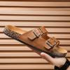 Comercio Exterior Zapatos Birkenstock Talla Pareja Ropa de Verano para Exteriores Chanclas de Corcho Sandalias de Playa Antideslizantes con Suela Gruesa Chanclas Sandalias de Moda