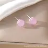 Aretes de Cerámica con Cuentas de Ágata Natural, Nuevo Estilo Chino, Pendientes Versátiles de Moda de Lujo Ligero