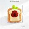 Nova Série de Brinquedos de Comida Desenho Animado Hambúrguer Fofo Acessórios de Pão Acessórios de Cabelo DIY Roupas Sapatos Infantis Meias Acessórios de Broche