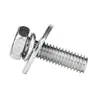 Acero Inoxidable 304 Cruz Exterior Hexagonal Grande Arandela Plana Tornillos Combinados Tres Piezas Gb9074.13 Tornillos Combinados con Arandela Plana Ampliada