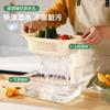 Cesta Retráctil de Doble Capa para Lavar Verduras Fregadero de Cocina para Frutas y Verduras Cesta de Plástico Casera con Filtro de Agua